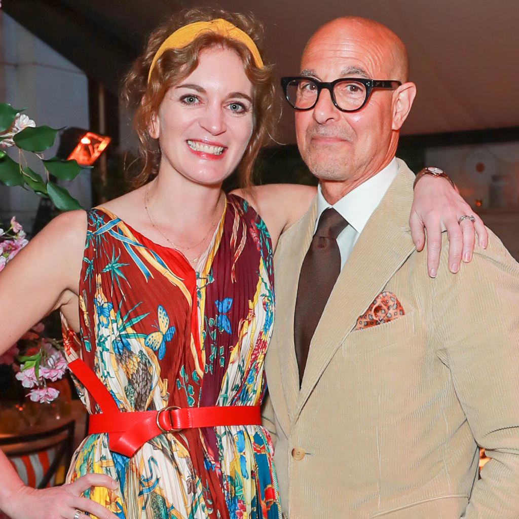 Stanley Tucci and Felicity Blunt