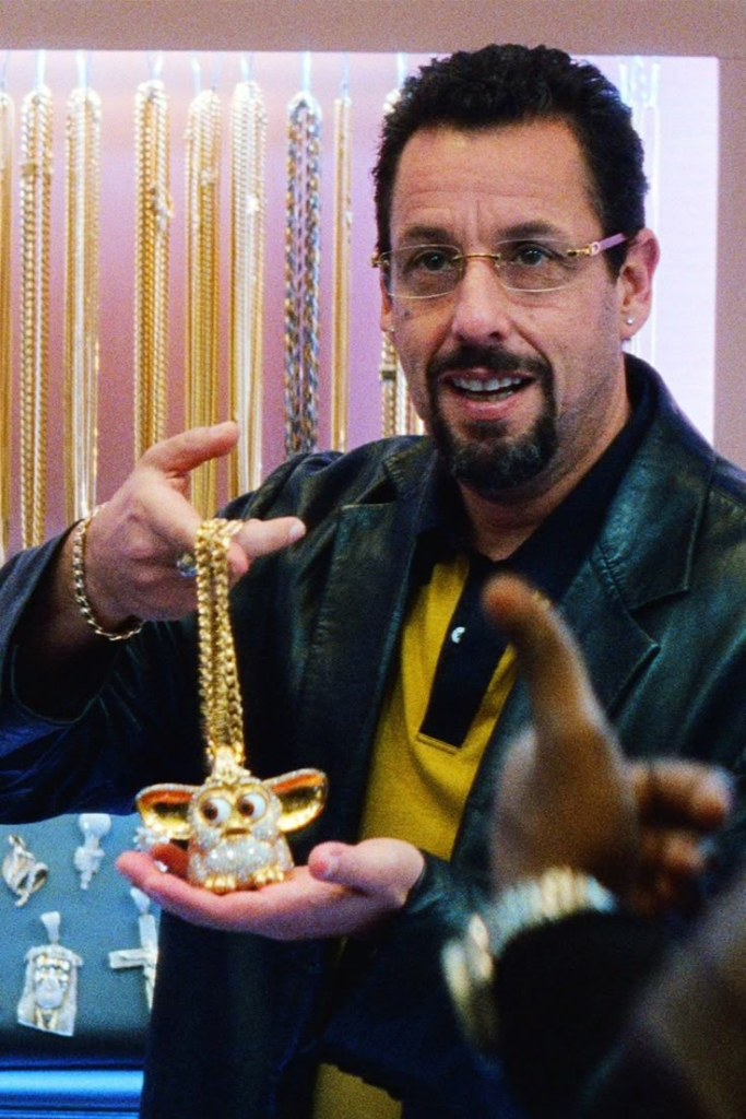 Adam Sandler as Howard Ratner in the 2019 film Uncut Gems
