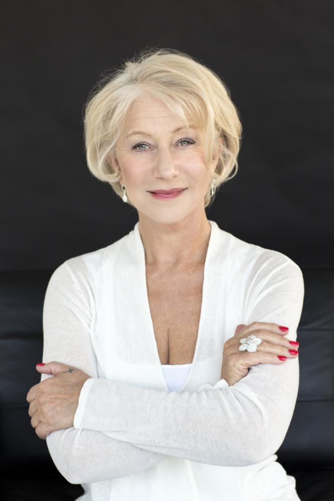 Helen Mirren smiling