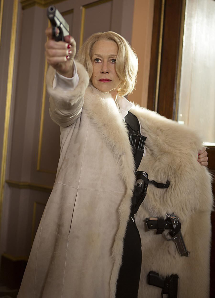 Helen Mirren as Victoria, a former MI6 operative, from the film Red 2.