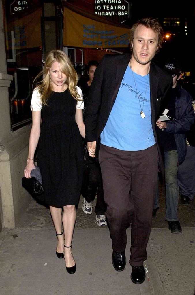 Heath Ledger and Michelle Williams