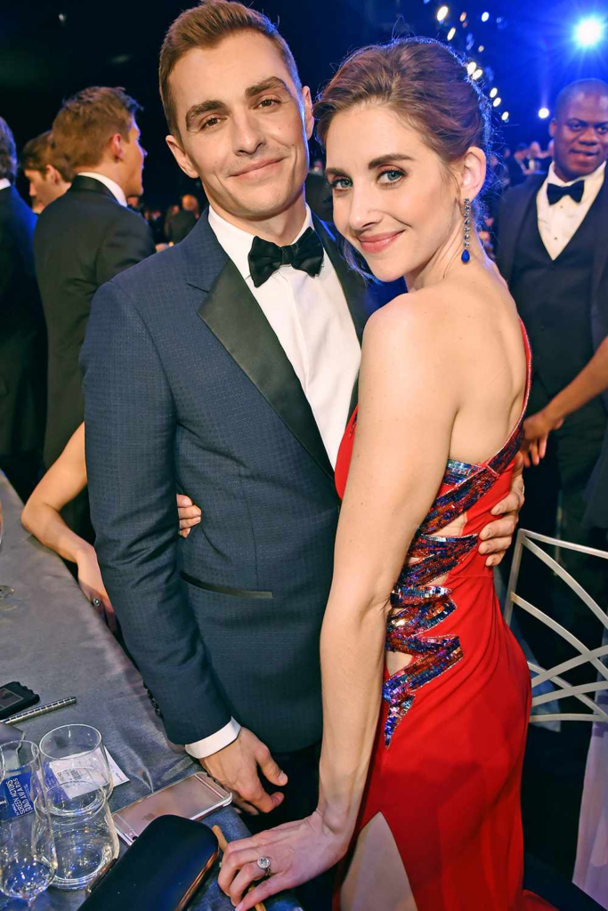 Alison Brie and Dave Franco at an event