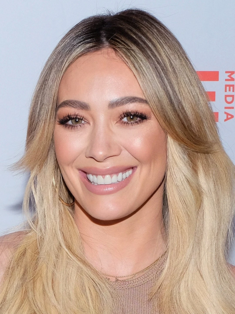 Hilary Duff smiling