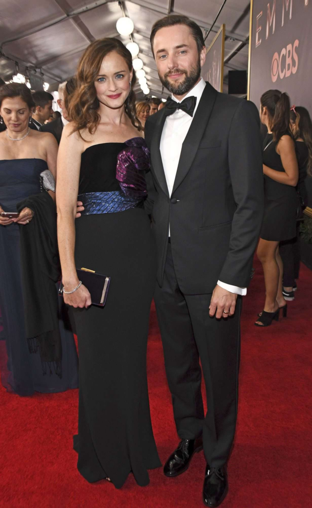 Alexis Bledel and Vincent Kartheiser at an event