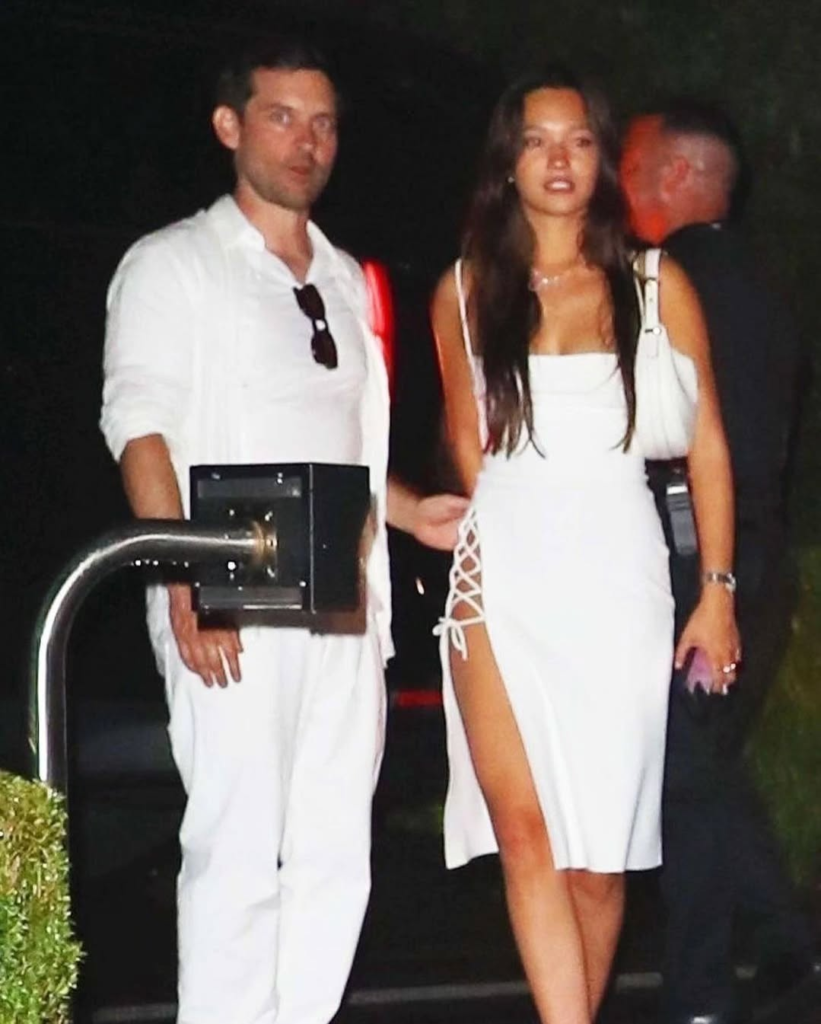 Tobey Maguire and Lily Chee