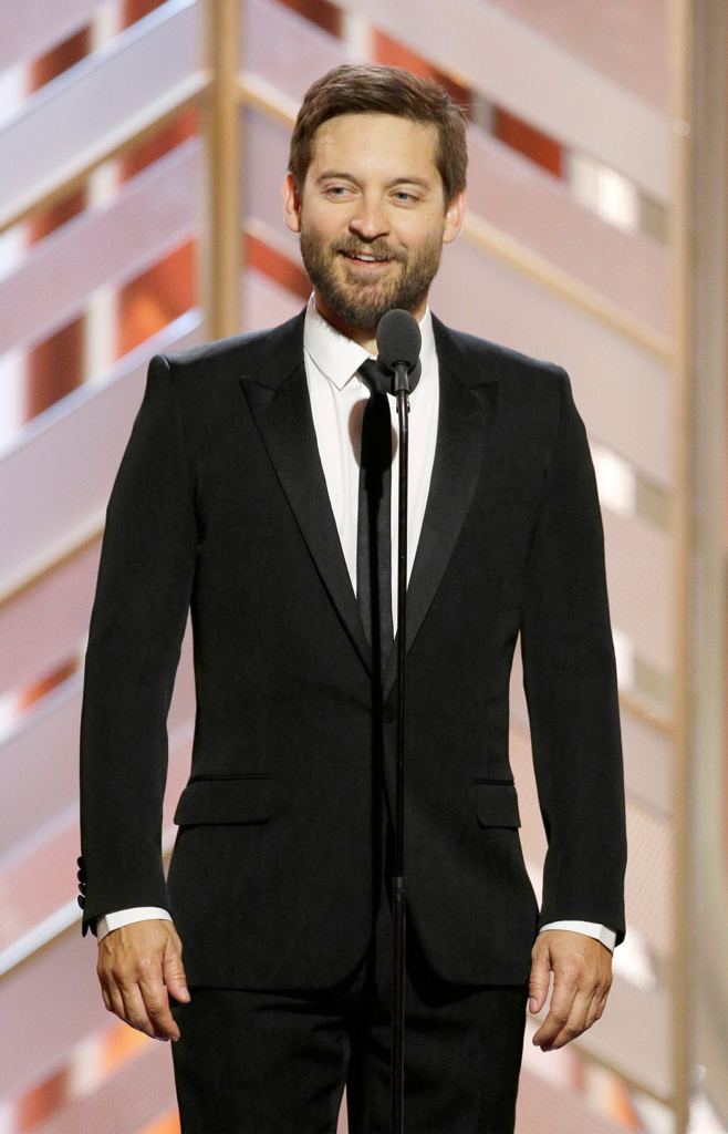 Tobey Maguire attending the 73rd Annual Golden Globe Awards in 2016
