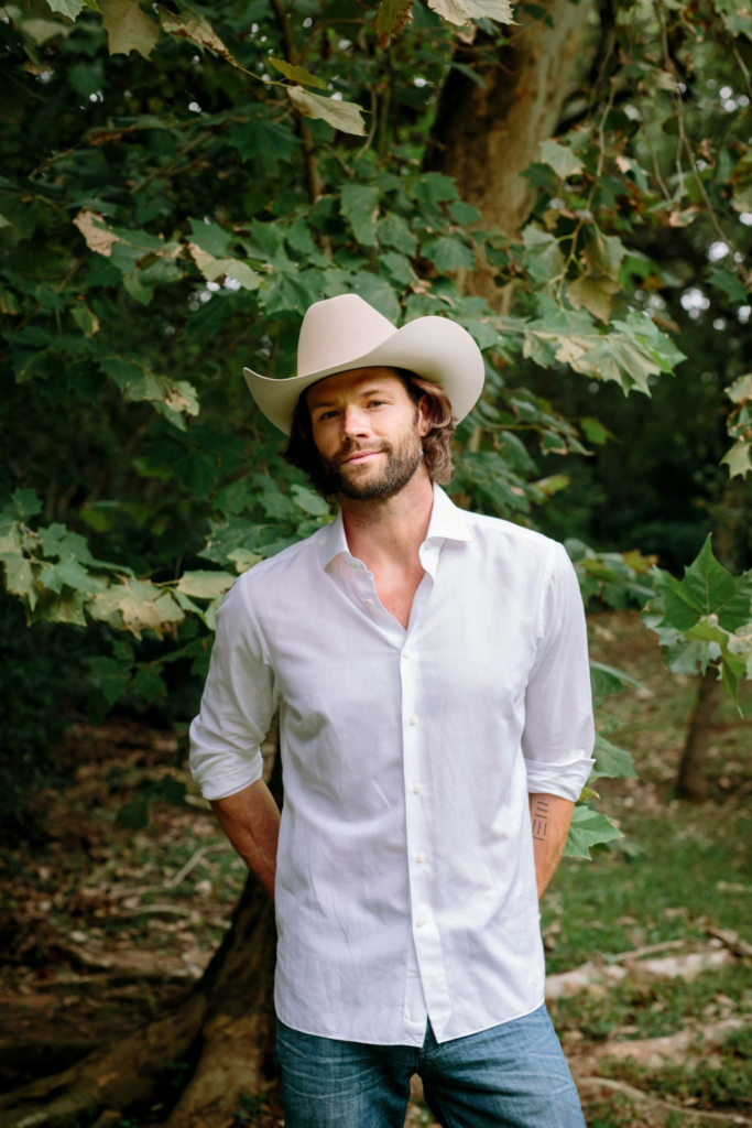 Jared Padalecki wearing cowboy hat