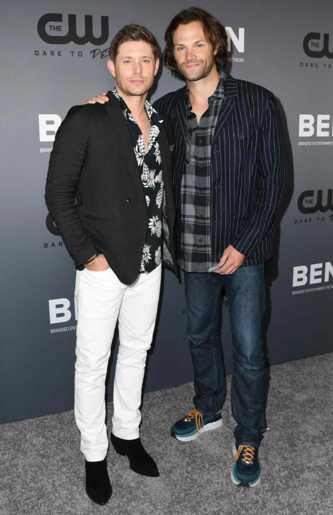 Jensen Ackles and Jared Padalecki at an event