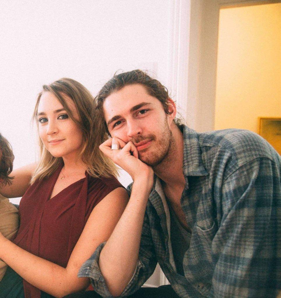 Hozier and Saoirse Ronan chilling