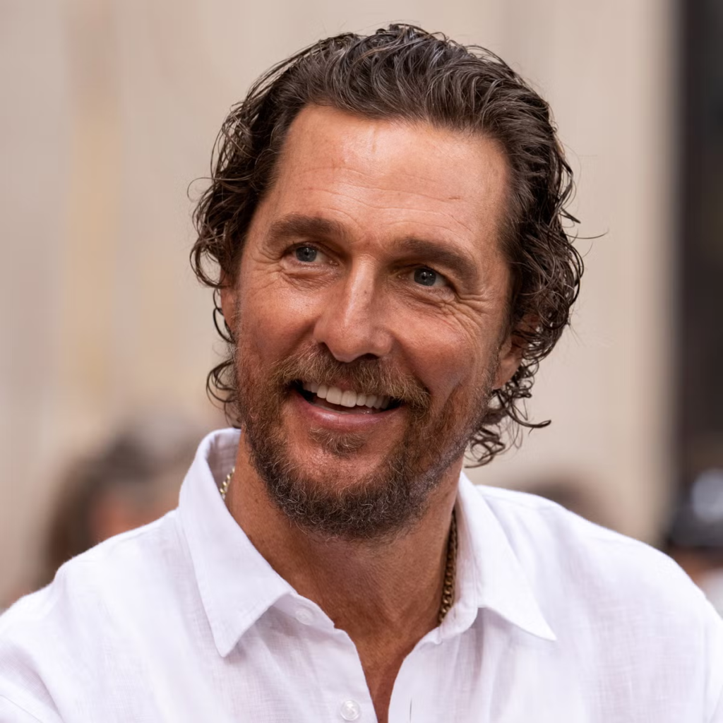 Matthew McConaughey smiling