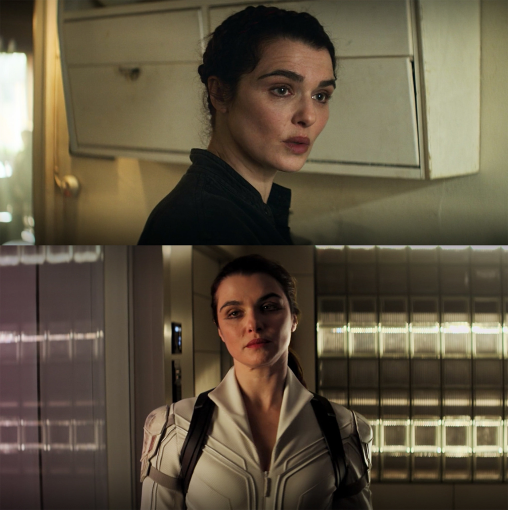 Rachel Weisz in her role as Melina Vostokoff in the Marvel Studios film Black Widow