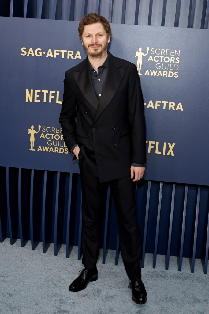 Michael Cera at the 30th Annual Screen Actors Guild Awards on February 24, 2024, in Los Angeles, California