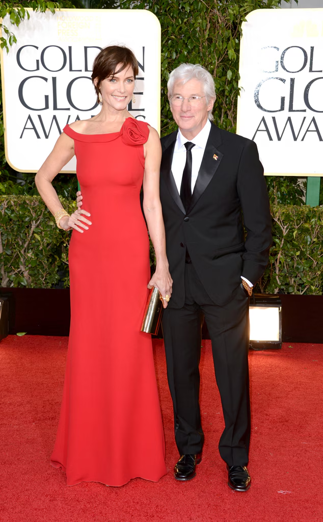 Richard Gere and Carey Lowell at the Golden Globes