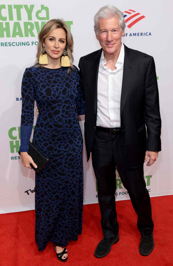 Richard Gere and Alejandra Silva at an event