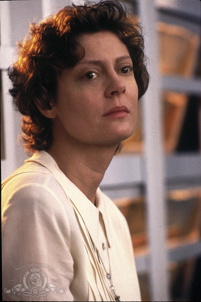 Susan Sarandon in her Academy Award-winning role as Sister Helen Prejean in the 1995 film Dead Man Walking. 
