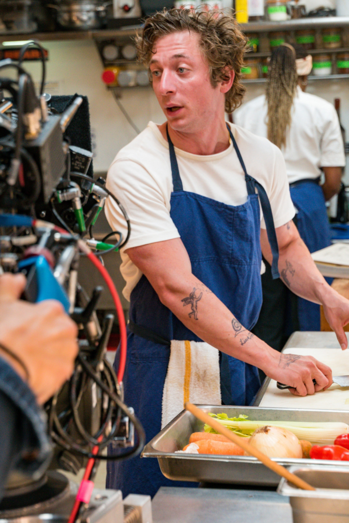 Jeremy Allen White in his role as Chef Carmy Berzatto from the TV series The Bear