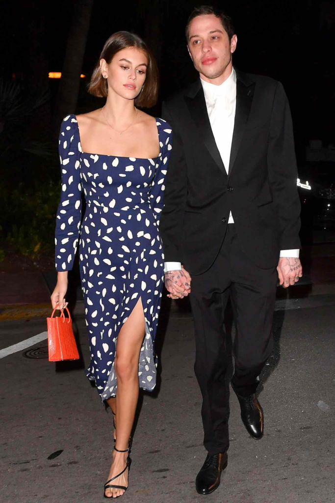 Kaia Gerber and Pete Davidson
