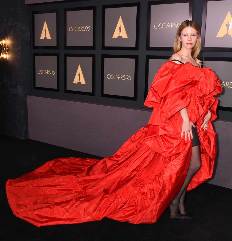 Mia Goth at the Oscars