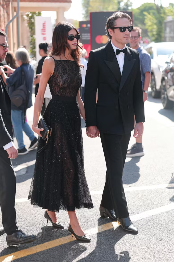 Kaia Gerber and Lewis Pullman