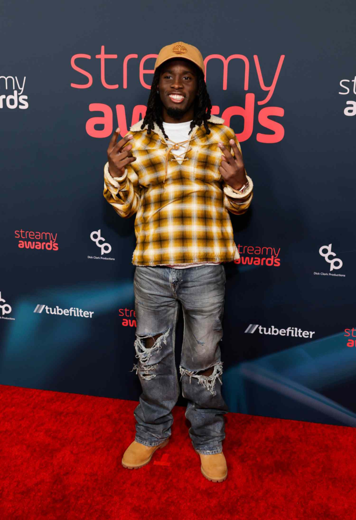 Kai Cenat at the Streamy Awards