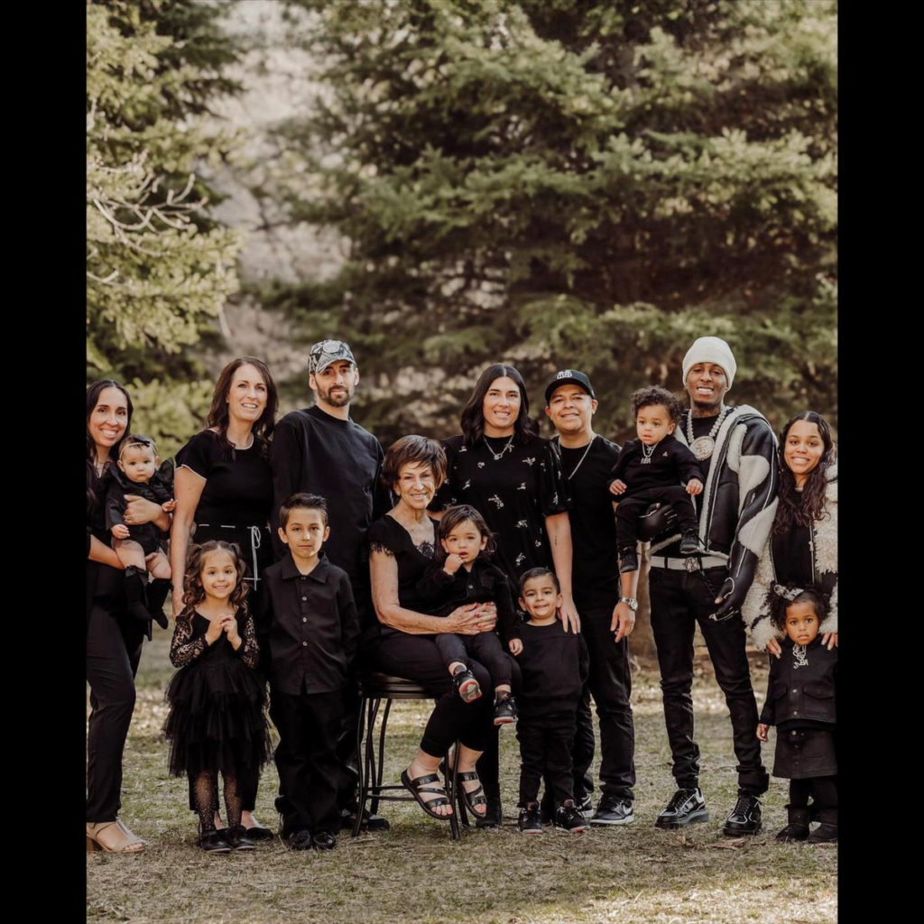 NBA YoungBoy with his family