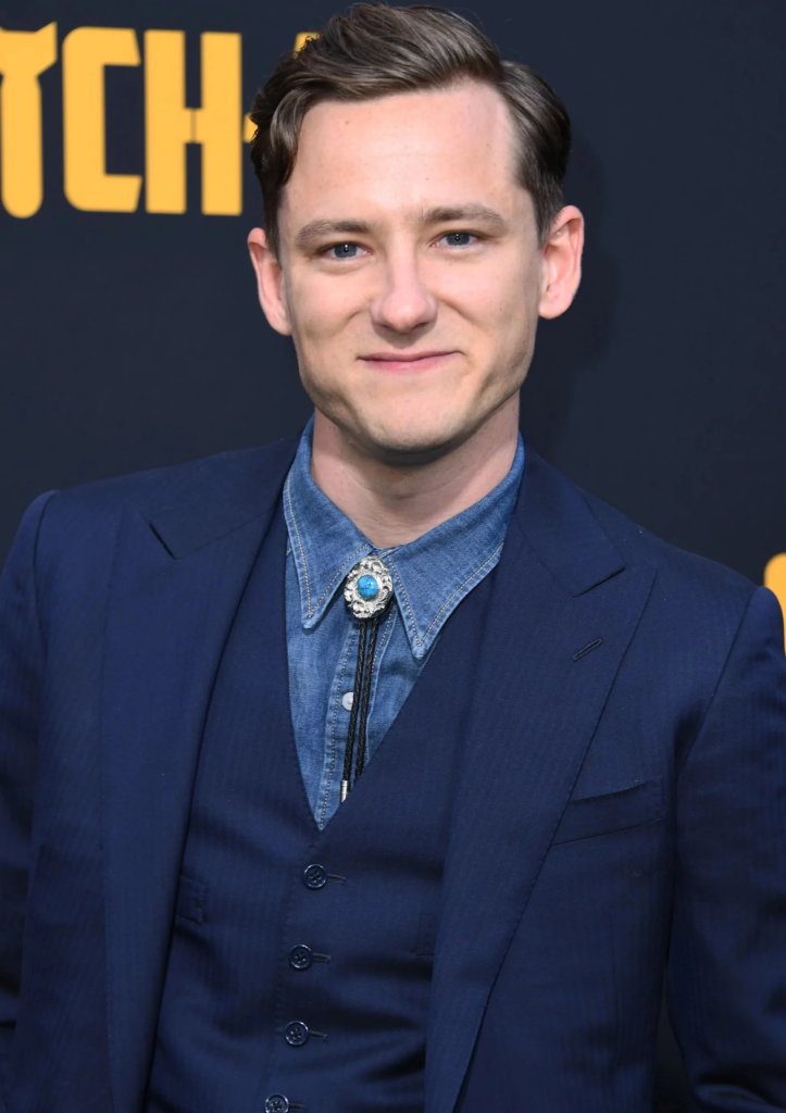Lewis Pullman smiling