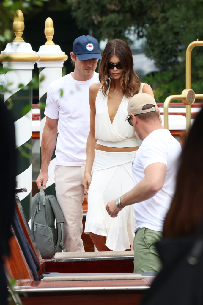 Lewis Pullman and Kaia Gerber