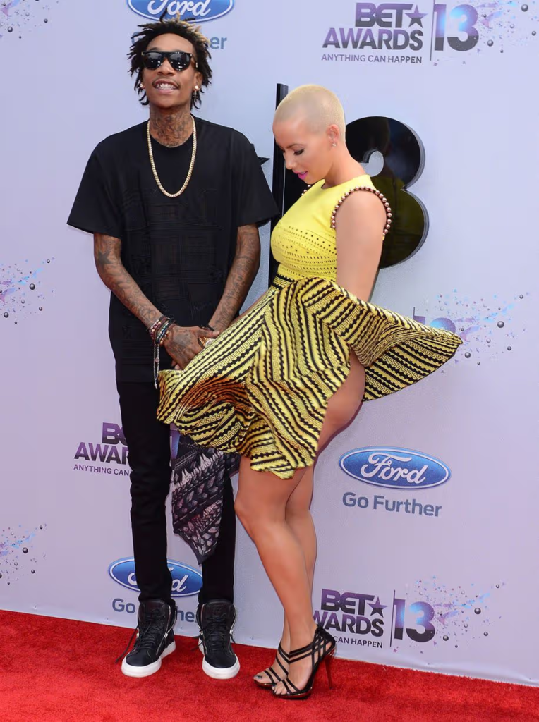 Amber Rose and Wiz Khalifa