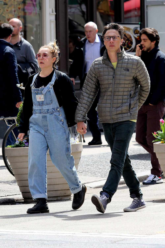 Florence Pugh and Zach Braff