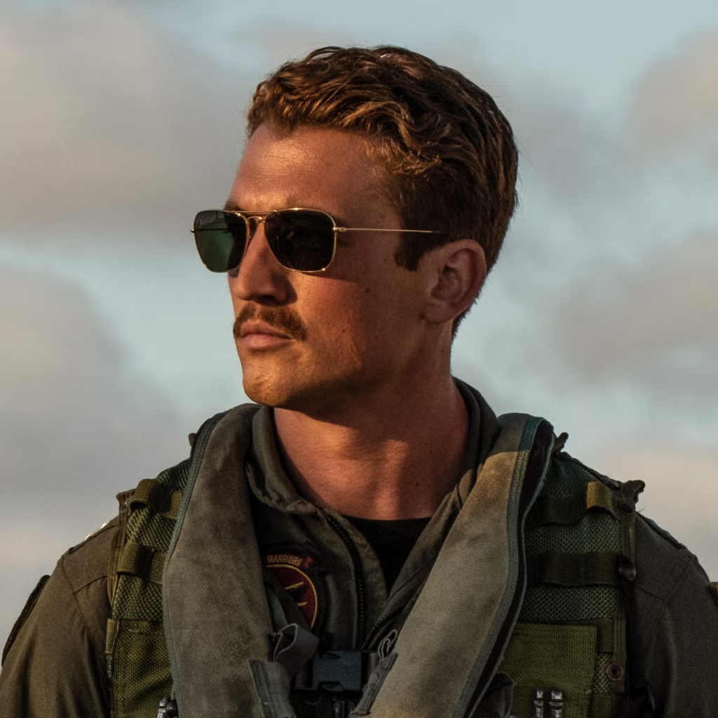 Miles Teller, known for his role as Bradley "Rooster" Bradshaw in Top Gun: Maverick