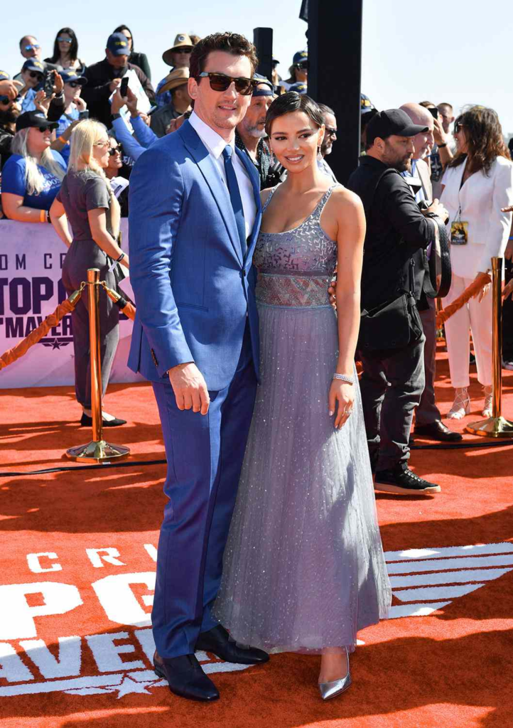 Miles Teller and Keleigh Sperry at an event