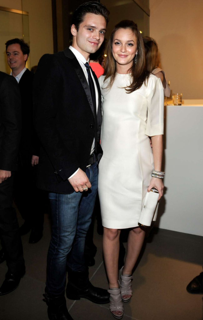 Sebastian Stan and Leighton Meester