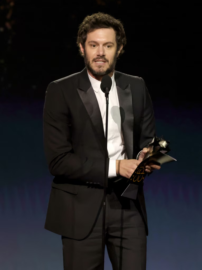 Adam Brody accepting an award