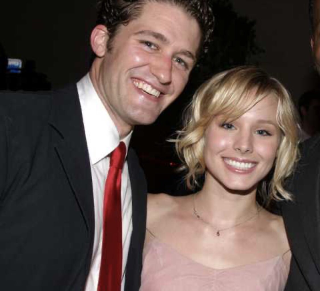 Kristen Bell and Matthew Morrison smiling