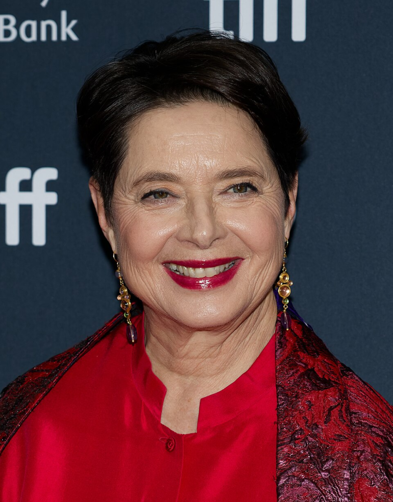 Isabella Rossellini smiling