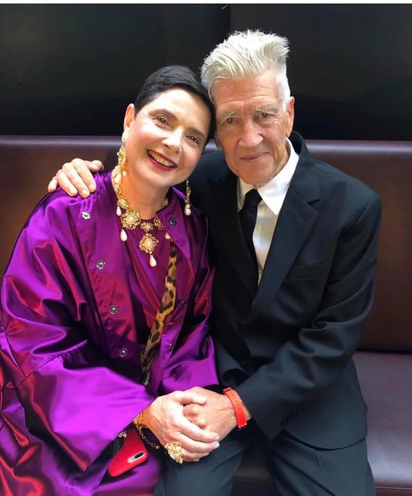 Isabella Rossellini and David Lynch