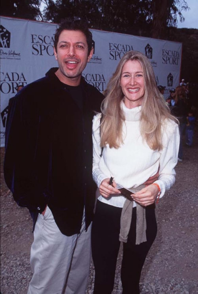 Laura Dern and Jeff Goldblum