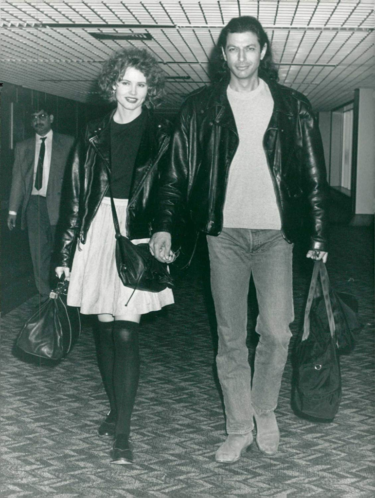 Jeff Goldblum and Geena Davis