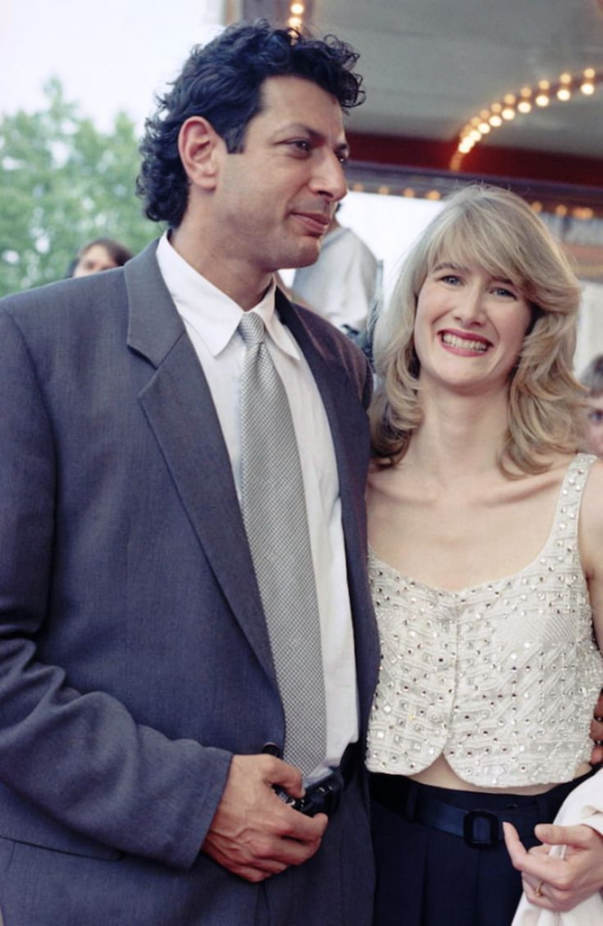 Jeff Goldblum and Laura Dern