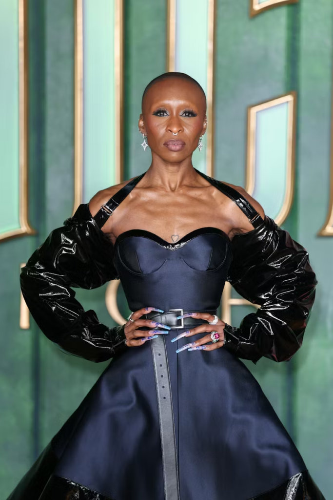 Cynthia Erivo attending the premiere of Wicked: For Good in London