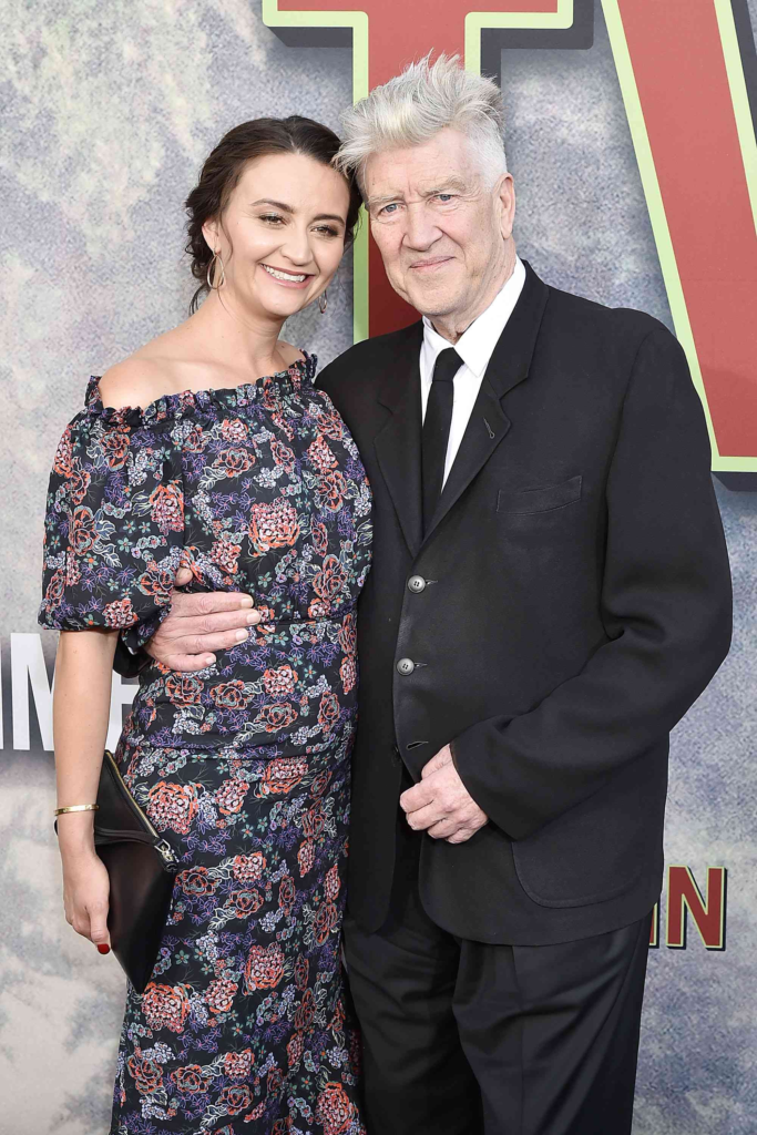 David Lynch and Emily Stofle at an event
