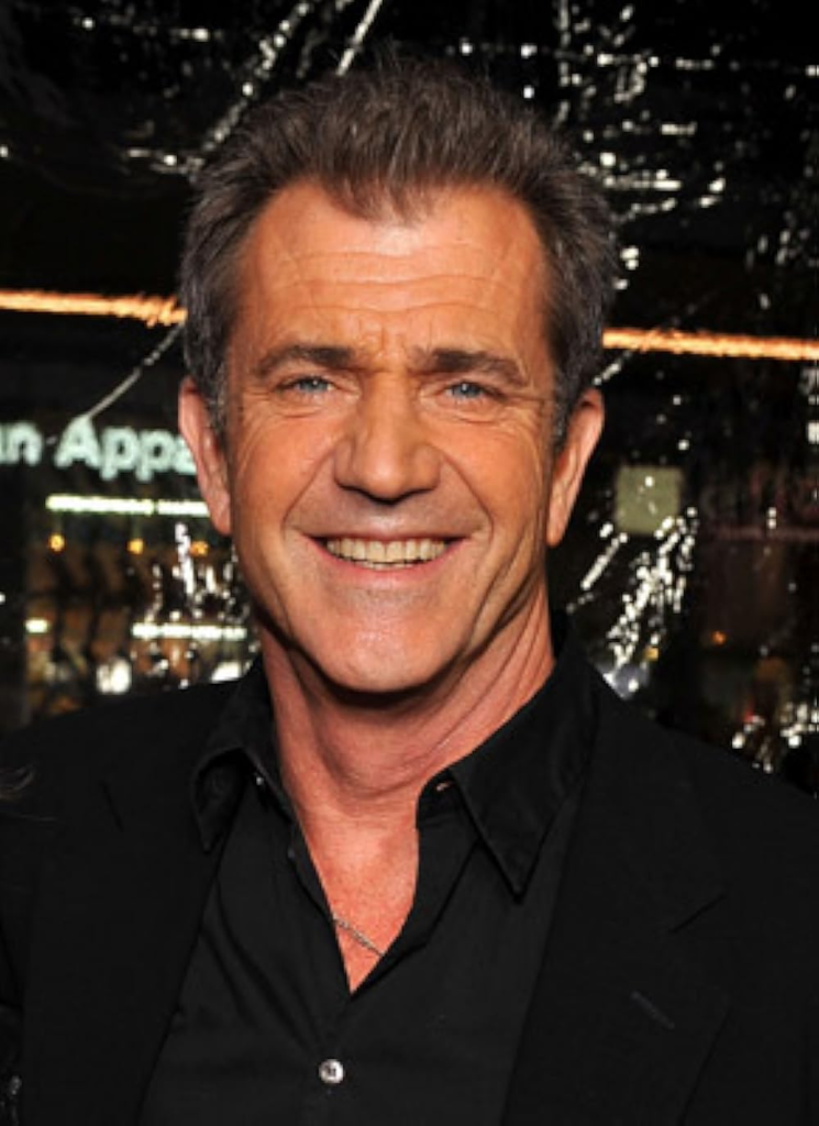Mel Gibson smiling