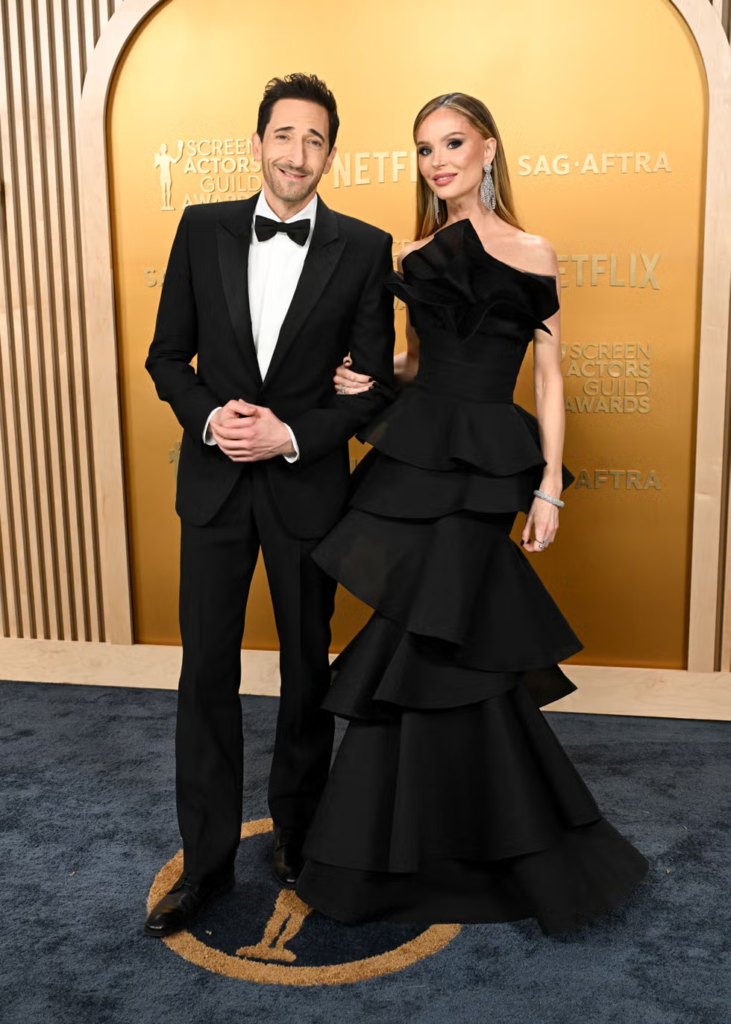 Adrien Brody and Georgina Chapman