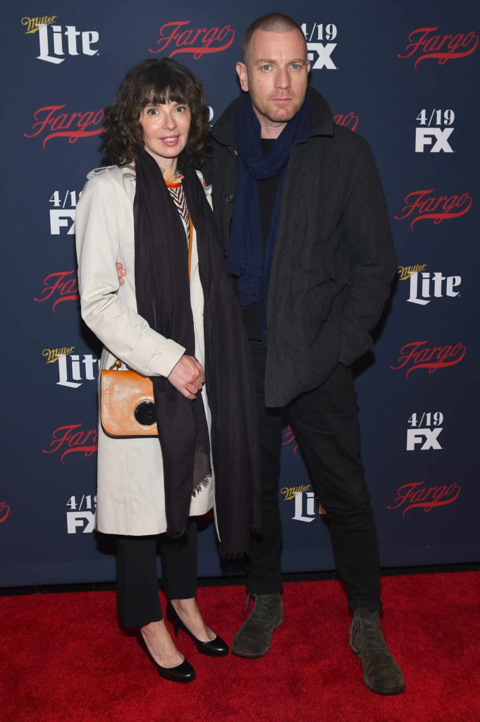 Ewan McGregor and Eve Mavrakis at an event