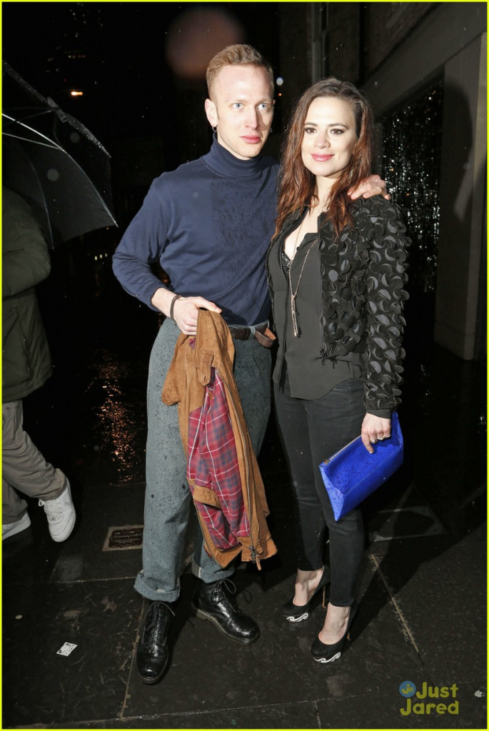 Hayley Atwell and Evan Jones