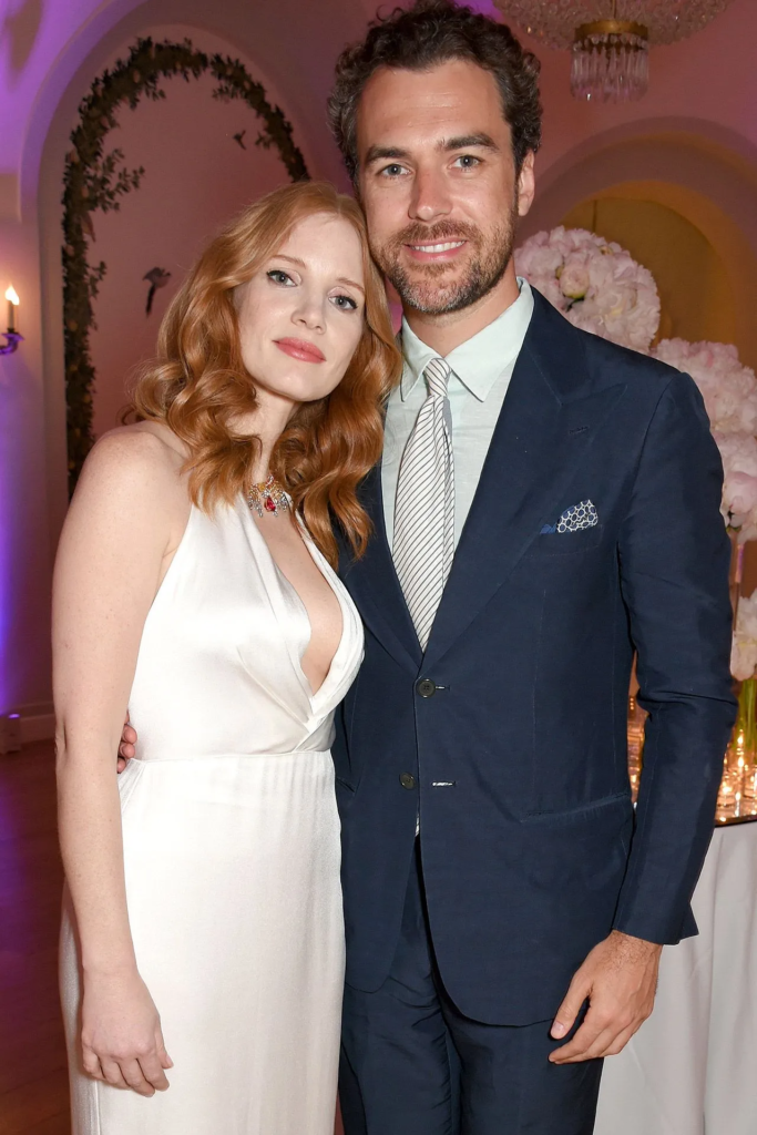 Jessica Chastain and Gian Luca Passi de Preposulo