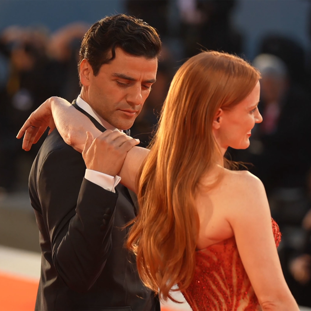 Oscar Isaac and Jessica Chastain