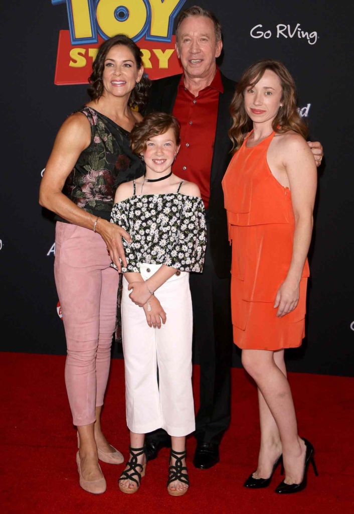 Tim Allen and his family at Toy Story 4 premiere