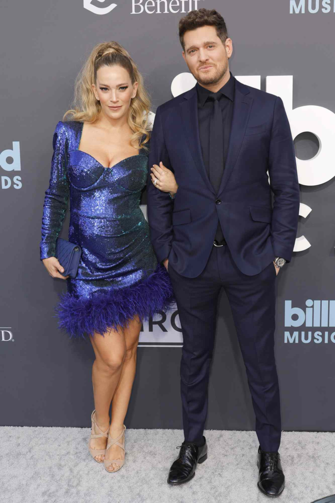 Michael Bublé and Luisana Lopilato at an event
