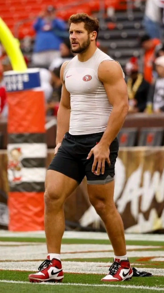 Nick Bosa in training